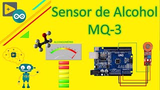 SENSOR DE ALCOHOL MQ3ALCOHOLIMÉTRO CON LABVIEW Y ARDUINO [upl. by Ebby]