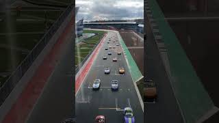 View from Silverstone Bridge supercar silverstone track race uk [upl. by Ahsiel]