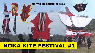 KOKA KITE FESTIVAL 1 DI PANTAI PADANG GALAK BALI SABTU 10 AGUSTUS 2024 [upl. by Elleinnad990]