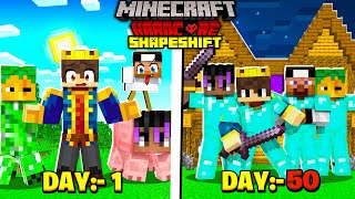 100 Days in SHAPESHIFTING Hardcore Minecraft 😰 [upl. by Ferrand]