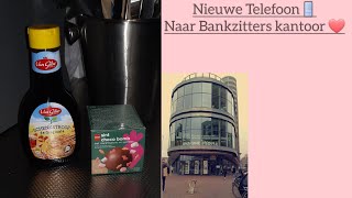 Nieuwe Telefoon📱Naar Bankzitters kantoor❤Vlog 106 [upl. by Ainegul620]