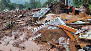 Deslizamento causa ao menos seis mortes no interior de Gramado [upl. by Zzaj527]