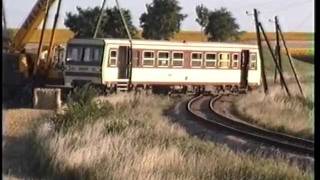 Le Blanc Argent déraillement dun autorail le 13 juillet 1990 [upl. by Ayekehs]