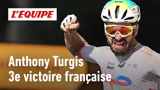 Tour de France 2024  Anthony Turgis sort vainqueur des chemins blancs Pogacar toujours en jaune [upl. by Creight]