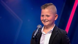 Is grappige Pietje de nieuwe Jan Smit  HOLLANDS GOT TALENT [upl. by Dumanian]