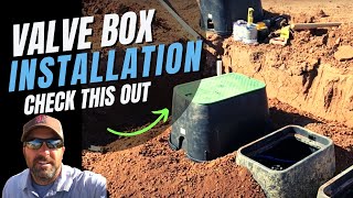 Best Way To Install A Valve Box On A Sprinkler System [upl. by Pool]