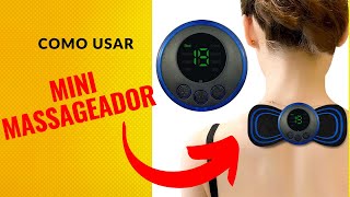 Como usar o mini massageador tutorial [upl. by Alyaj962]