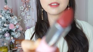 ASMR Doing Your Holiday Makeup 🎄🎁 Makeup Artist [upl. by Atiana]