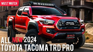 2024 Toyota Tacoma TRD PRO The Best Tacoma Ever 4K CAR ADVENTURE [upl. by Englebert370]