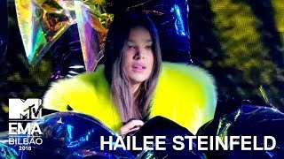 Hailee Steinfeld Performs Back to Life Live Performance  MTV EMA 2018 [upl. by Htide]