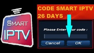 NEW CODE ACTIVATION APPLICATION SMART IPTV FOR 26 DAYS [upl. by Adnil]