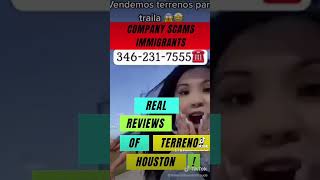 Terrenos Houston is a scam and they do fake reviews in Facebook Google and TikTok [upl. by Primalia757]