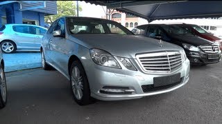 2011 MercedesBenz E 200 CGI StartUp and Full Vehicle Tour [upl. by Adnarom]