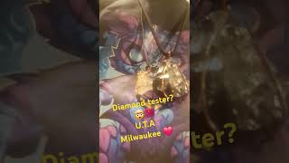 Diamond test🤯 omg seller business vibes diamond art jewelry mood shine buyer subscribe [upl. by Rubina]