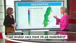 Här var det minusgrader i juni  detta väntar för hela landet i juli  Nyheterna TV4 [upl. by Anerol]