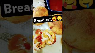 Bread recipe। bread aloo chop । Bread roll🤤shorts ytshorts bread [upl. by Jena]