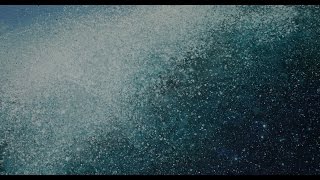 How To Paint a Wave  Splattering With Acrylics [upl. by Sullivan410]