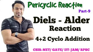 Diels Alder Reaction 42 Cyclo Addition pericyclic Reaction [upl. by Rawdon852]