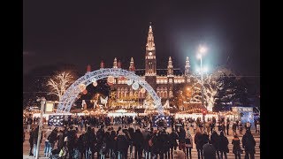 Christkindlmarkt am Wiener Rathausplatz  2018 4K [upl. by Sillyrama]