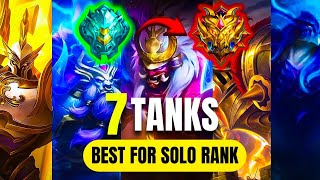 7 Best Tanks For Solo Ranks In Season 31  Mobile Legends [upl. by Zurheide423]