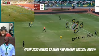 AFCON 2025 Qualifiers Tactical review of Super Eagles two games [upl. by Elwaine]