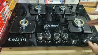 Greenchef Kelvin 4Burner Hobtop Gas Stove Review  Kelvin 4burner Hob Top Auto Ignition Stove [upl. by Plume493]