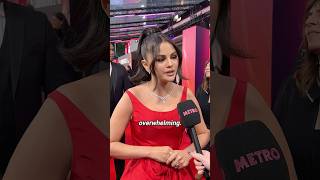 It was quotoverwhelmingquot for Selena 💔 selenagomez celebrity interview emiliaperez reels [upl. by Lorimer]