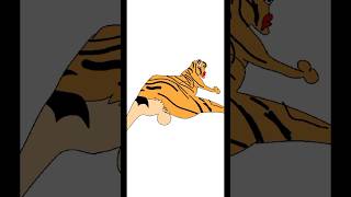 Tiger Playing With Balls Funny Desktop Drawing  Funny Drawing meme tiger animal ylyl [upl. by Hillary]