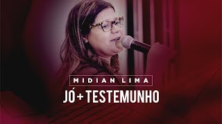 Jó  Midian Lima Testemunho  Ministração 2018 [upl. by Sirdna]