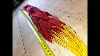 Simple wind indicators for the crab claw sail spars endings [upl. by Enelahs]