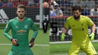 FIFA 19  De Gea VS Alisson Becker  Top 7 saves [upl. by Roland]