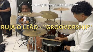 Ruja o Leão  Matheus Santos drum cam [upl. by Gittle]