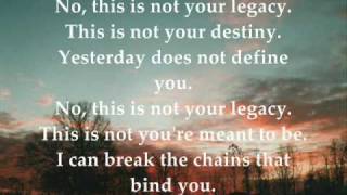 Family Tree by Matthew West w lyrics [upl. by Eannyl]