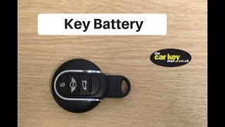 Key Battery BMW Mini HOW TO change [upl. by Euqinue466]