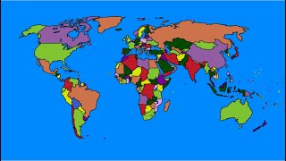 Yakko’s World Updated to 2024 flipaclip geography animation [upl. by Ruenhs]