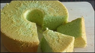 Pandan Chiffon Cake Reuploaded [upl. by Helman]