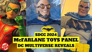 2024 SDCC McFARLANE TOYS DC MULTIVERSE FIGURES REVEALED [upl. by Iram613]