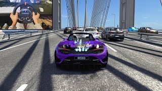 Mclaren 765LT Spider Redd Spec in Rush Hour Japan  Assetto Corsa  CAMMUS C5 [upl. by Dulce]