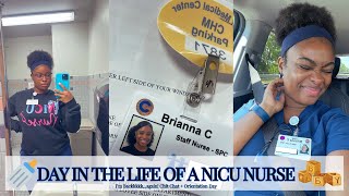 NICU Nurse day in the life  Orientation Day  nurse vlog [upl. by Hilliary251]