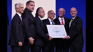 North America selected to host 2026 World Cup by Fifa nations  as it happened [upl. by Weikert]