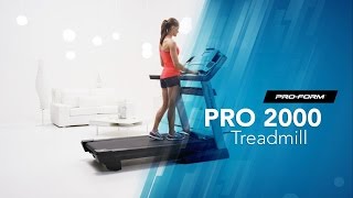 Workout At Home On The ProForm Pro 2000 Treadmill [upl. by Lihcox942]