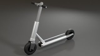 Blender 40  simple Scooter [upl. by Mair]