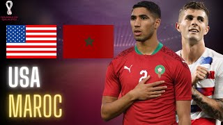 🔴🇺🇸🇲🇦 USA  MAROC LIVE  🔥DIMA MAGHRIB  MATCH DE PREPARATION COUPE DU MONDE 2022  MATCH AMICAL [upl. by Soisinoid2]