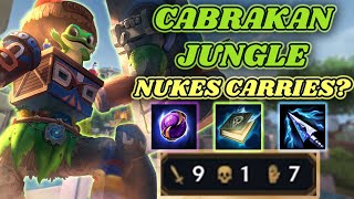 CABRAKAN JUNGLE HAS INSANE BURST DAMAGE WITH THIS BUILD Smite Conquest Jungle Gameplay [upl. by Yenar147]