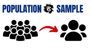 Population vs Sample  Difference Explained with Example [upl. by Simetra808]