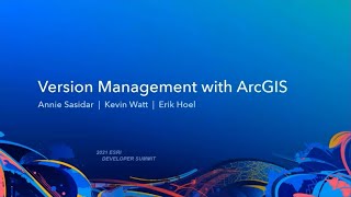 Version Management with ArcGIS [upl. by Katlaps]