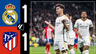 Real Madrid 11 Atlético de Madrid  HIGHLIGHTS  LaLiga 202324 [upl. by Aisercal]