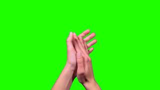 Clap Hands Green Screen [upl. by Eilrak]