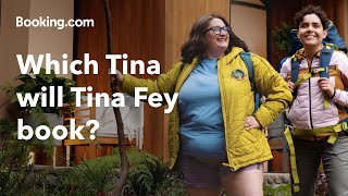 Tina Fey gets her steps in  Bookingcom [upl. by Saree]