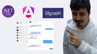 Realtime Chat App using NET Angular and SignalR [upl. by Natsirk]